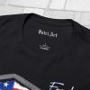 USA lag shield shirt close-up